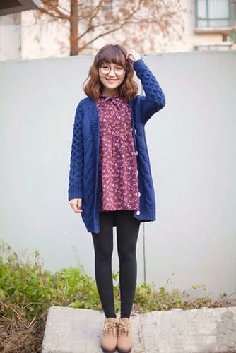 外套+连衣裙 遮住小肚子大屁股